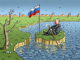 Самотній острів: Шторм відрізав анексований Крим від Росії