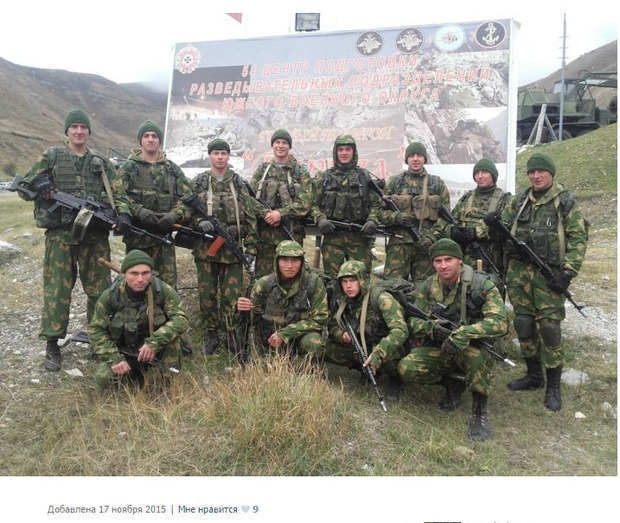 Російські військові поблизу українського кордону. Фото: соцмережі.