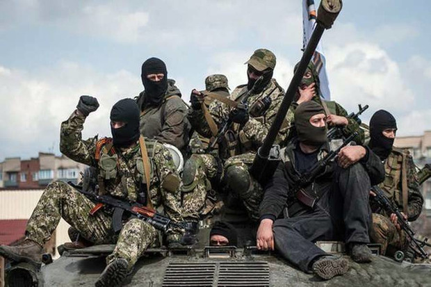 Російські бойовики на Донбасі.