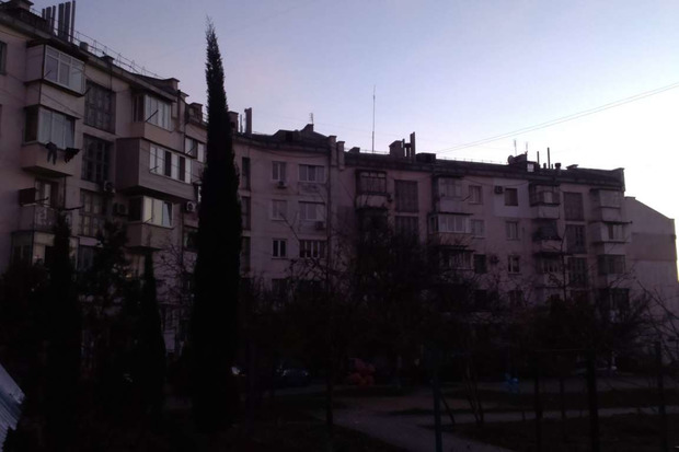 Севастополь у пітьмі. Фото "Громадське радіо"