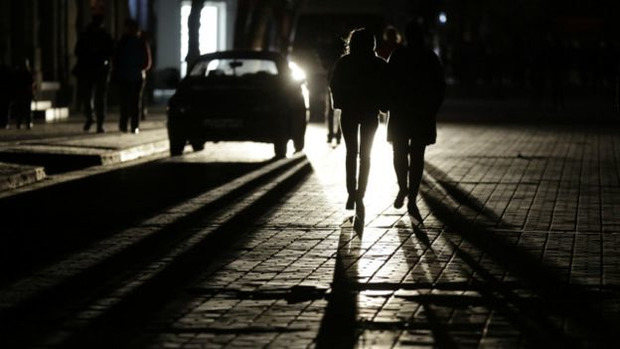Крим у темряві. Фото:www.bbc.com