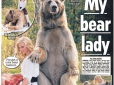 Шокуюча фотосесія російської сім'ї з бурим ведмедем вразила західні ЗМІ (фото, відео)