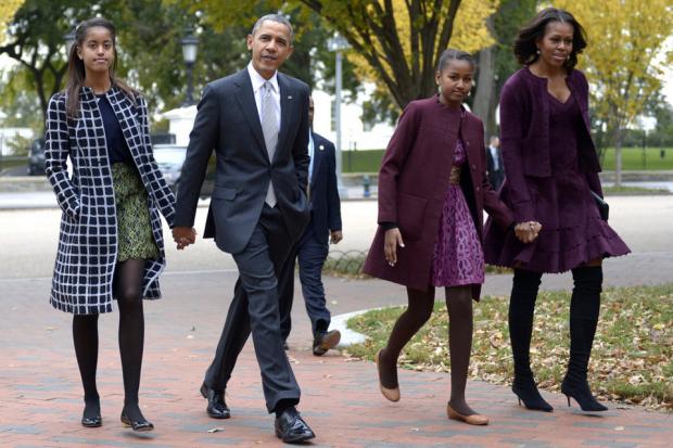 Сім'я президента США Барака Обами. Фото:www.lavanguardia.com