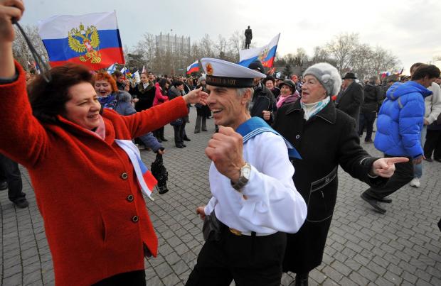 Колись у Криму дуже раділи окупації. Фото: nnm.me.