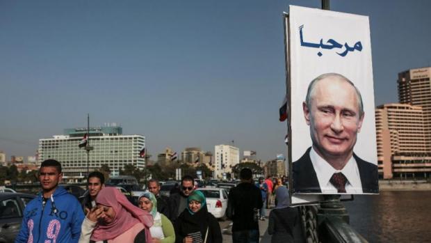 Раніше портрети Путіна у Єгипті можна було побачити усюди. Фото: www.pravda.ru.