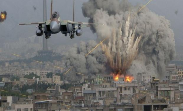 Бомбардування Сирії росіянами. Фото: monitornews.ru.