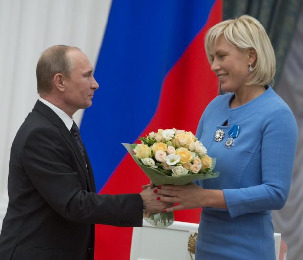 Володимир Путін і Наталія Рагозіна. Фото:vesti.kz