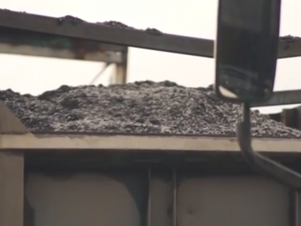 У РФ з окупованих українських територій масово вивозиться вугілля. Фото: скрін відео