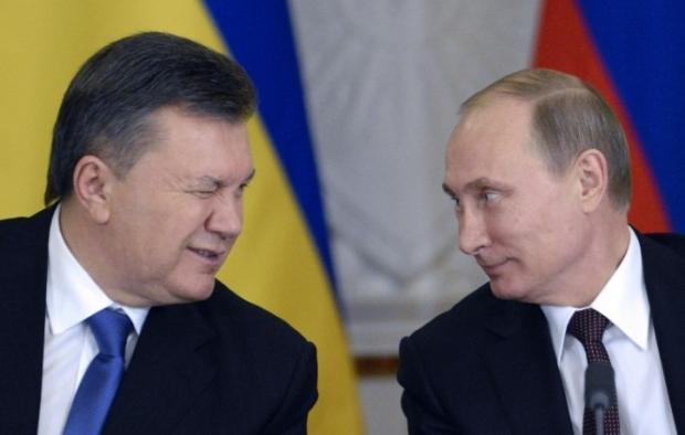Янукович і Путін. Ілюстрація:censoru.net