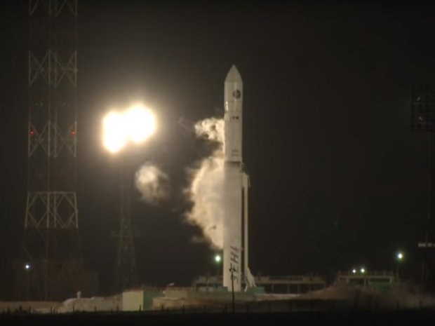 Запуск української ракети-носія. Фото: скрін відео