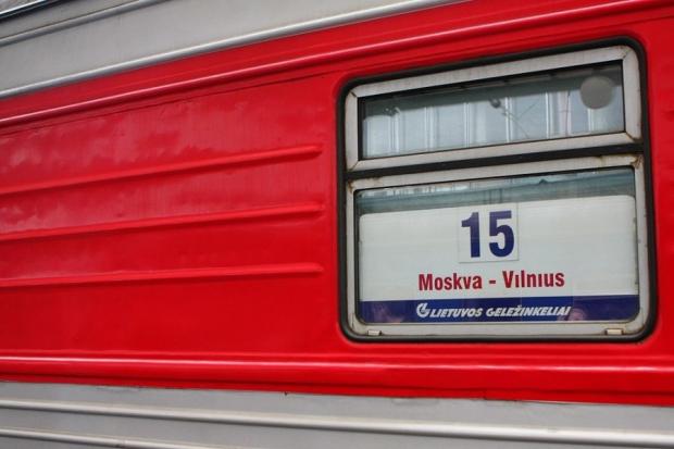 Литва скасувала потяг сполученням "Вільнюс-Москва". Ілюстрація:ru.delfi.lt