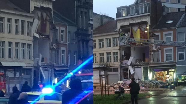 На місці вибуху у Бельгії. Фото: соцмережі.