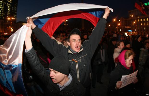 Сепаратизм на Донбасі. Ілюстрація:www.radiosvoboda.org