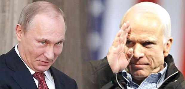 Путін і Маккейн. Ілюстрація:uapress.info