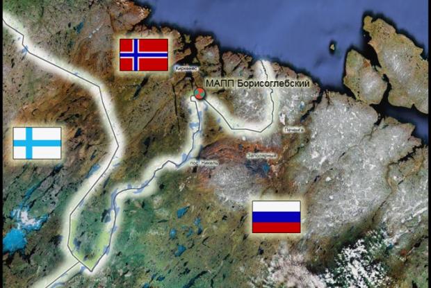 Сусідки Норвегія та Росія. Фото: www.rzaki.ru.