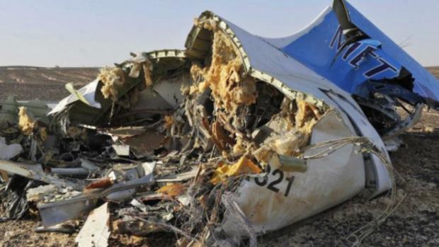 Останки російського авіалайнера А321 в Єгипті. Фото:www.bbc.com