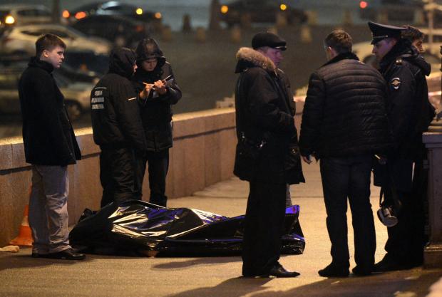 На місці убивства Бориса Нємцова. Фото:www.pravda.ru