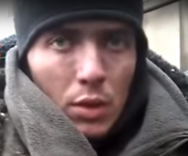 Тарас Колодій вже більше 11 місяців у полоні терористів. Фото: скрін відео