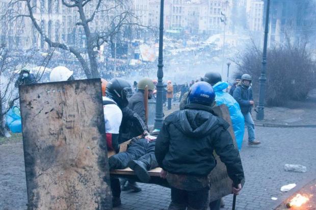 Поранений на Євромайдані. Фото: nikmedia.com.ua.