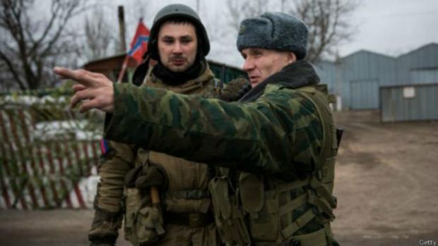 Російсько-терористичні війська на Донбасі. Ілюстрація:www.bbc.com