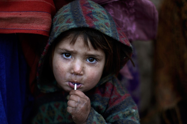 Афганська біженка. Фото: supercoolpics.com