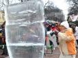 ​У місті Лева розпочався конкурс льодових скульптур (відео)