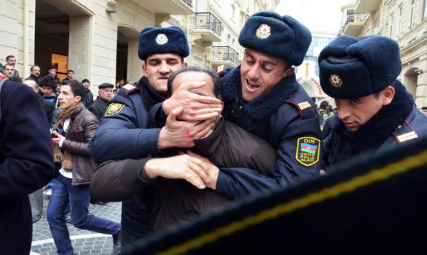 Протести у Азербайджані. Фото: mimege.ru.