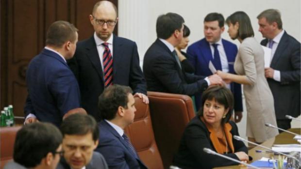 Кабмін Яценюка чекають перестановки. Ілюстрація:www.bbc.com