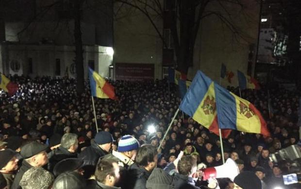Протести у Молдові. Фото:www.rbc.ua
