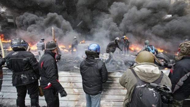 22 січня 2014 року. Майдан. Фото: Українська правда.