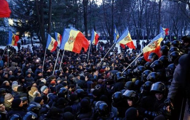 Протести у Молдові. Фото: www.rbc.ua.