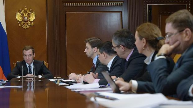 Засідання уряду РФ. Фото: РИА Новости