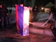 В пам'ять про Героїв Крут: у Черкасах біля монумента Шевченку спалили прапор країни-загарбника (відео)