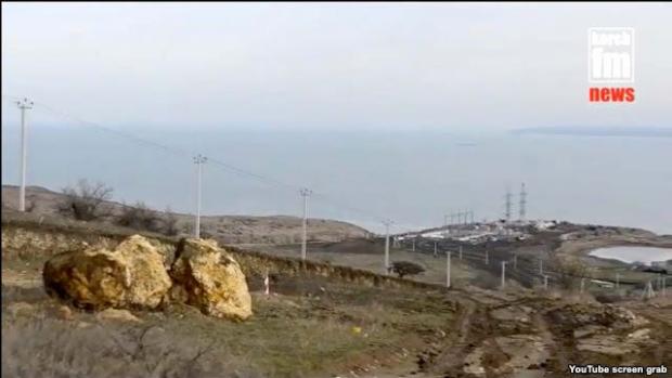 "Енергоміст" в Крим. Скріншот відео з сайту Керч.ФМ