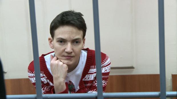 Надія Савченко у суді. Фото:www.youtube.com