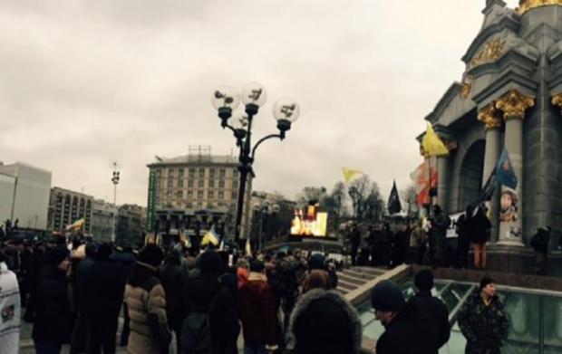 Мітинг на Майдані. Фото: РБК.