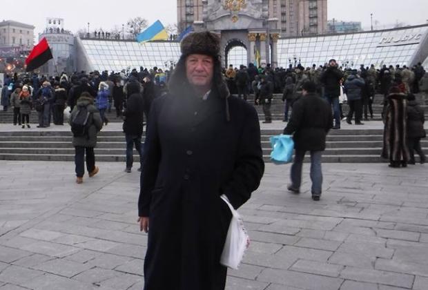 Костянтин Боровой на Майдані 21 лютого 2016 року. Фото: Facebook