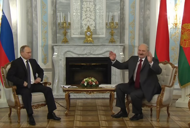 Лукашенко назвав Путіна Дмитром Анатолійовичем. Фото: скрін відео