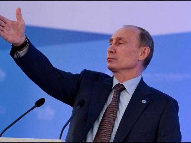 Володимир Путін претендує на роль великого злодія. Фото: fakeoff.org.
