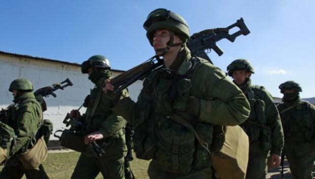 Російські військові на Донбасі. Фото: Укрінформ. 