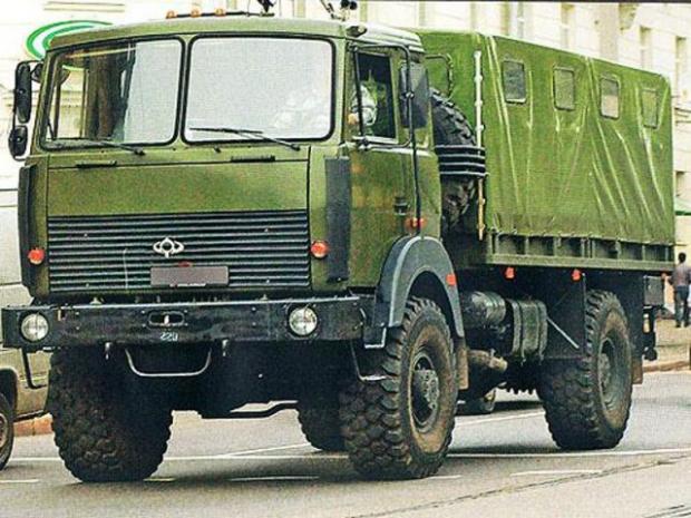Броньований вантажівка «Богдан» на базі МАЗ (Джерело: Military Navigator)