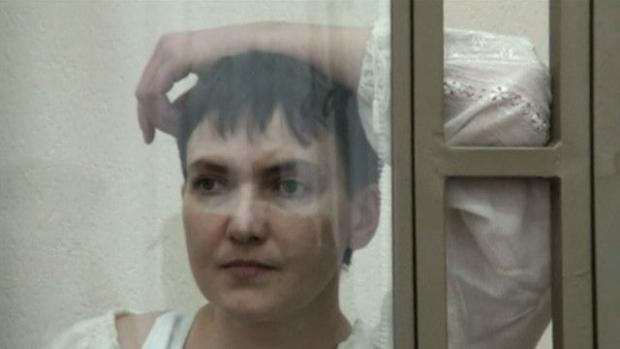 Надія Савченко у суді. Фото:www.bbc.com