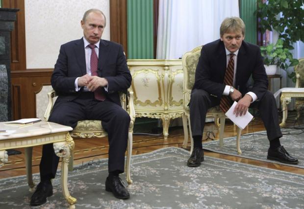 Путін та Пєсков - два сапога. Фото ТАСС