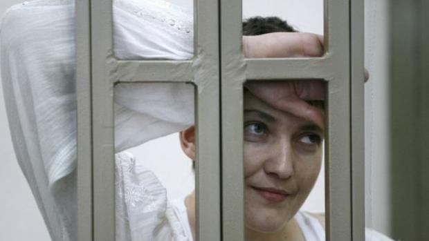 Надія Савченко в суді. Ілюстрація:www.bbc.com