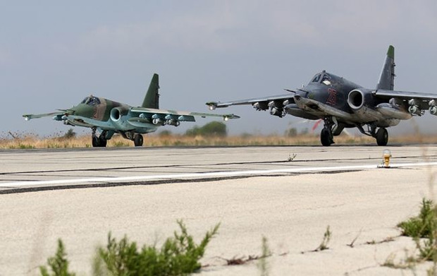 Авіація в Сирії формується в групи для здійснення перельоту на територію РФ. Фото: rbc.ua