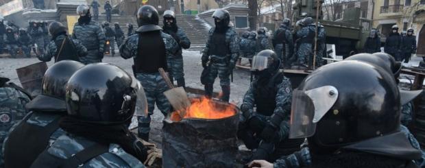 "Беркут" під час Євромайдану. Ілюстрація:tsn.ua