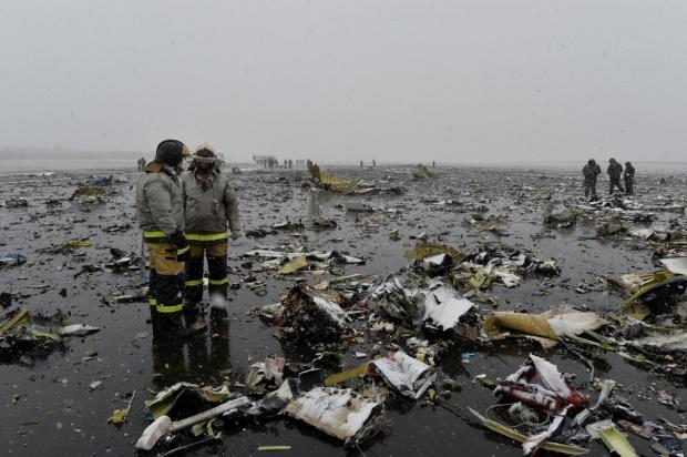 Місце катастрофи у Ростові. Фото:www.unian.ua