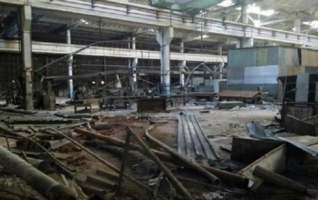 Терористи демонтували та вивезли обладнання "Харцизького машинобудівного заводу". Ілюстрація:www.rbc.ua