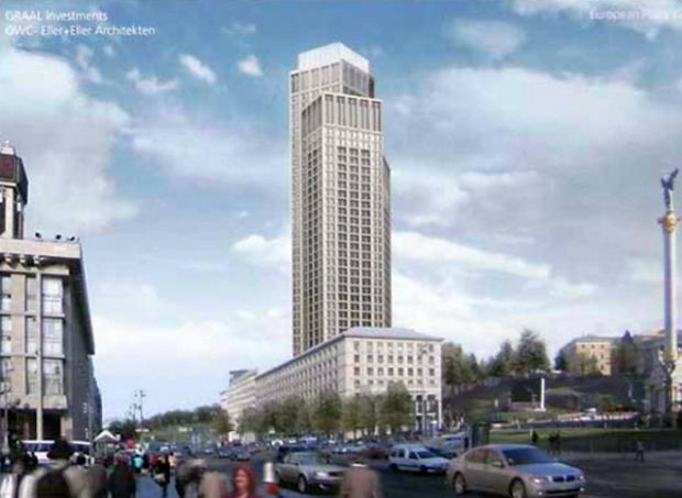 Ескіз майбутньої будівлі. Фото:http://glavcom.ua/