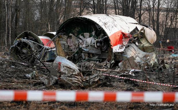 Останки літака польського президента під Смоленськом. Фото:dt.ua